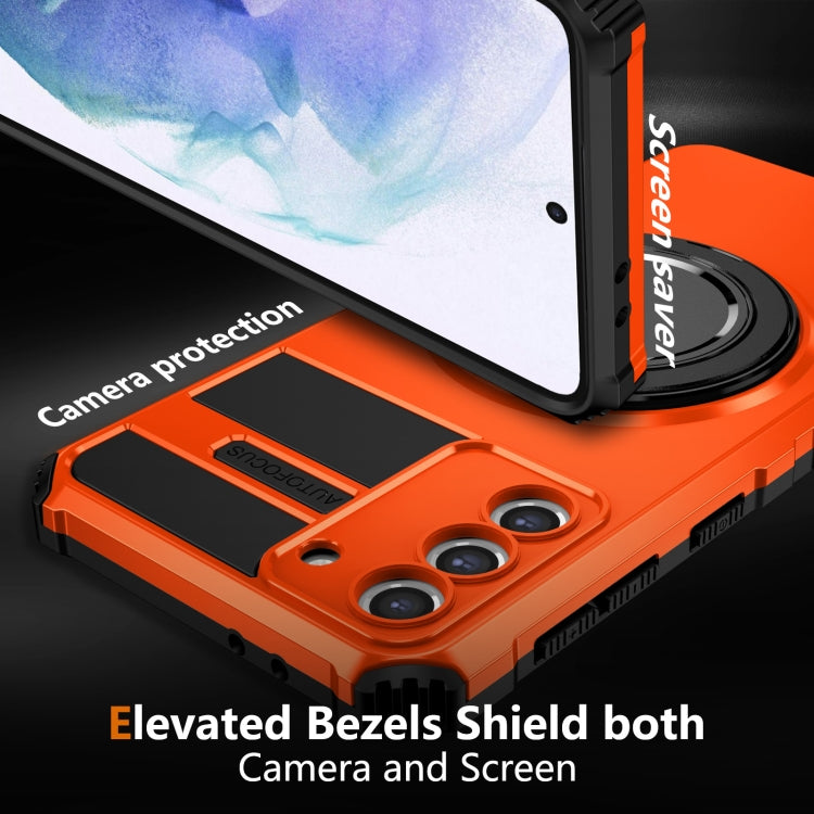 For Samsung Galaxy S21 FE 5G Rotating Magnetic Holder Phone Case