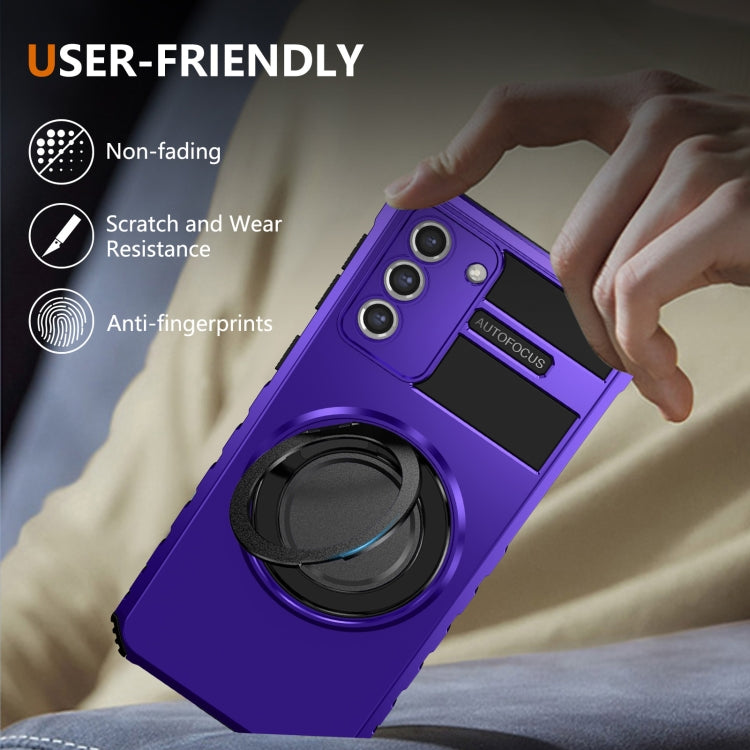 For Samsung Galaxy S21 FE 5G Rotating Magnetic Holder Phone Case