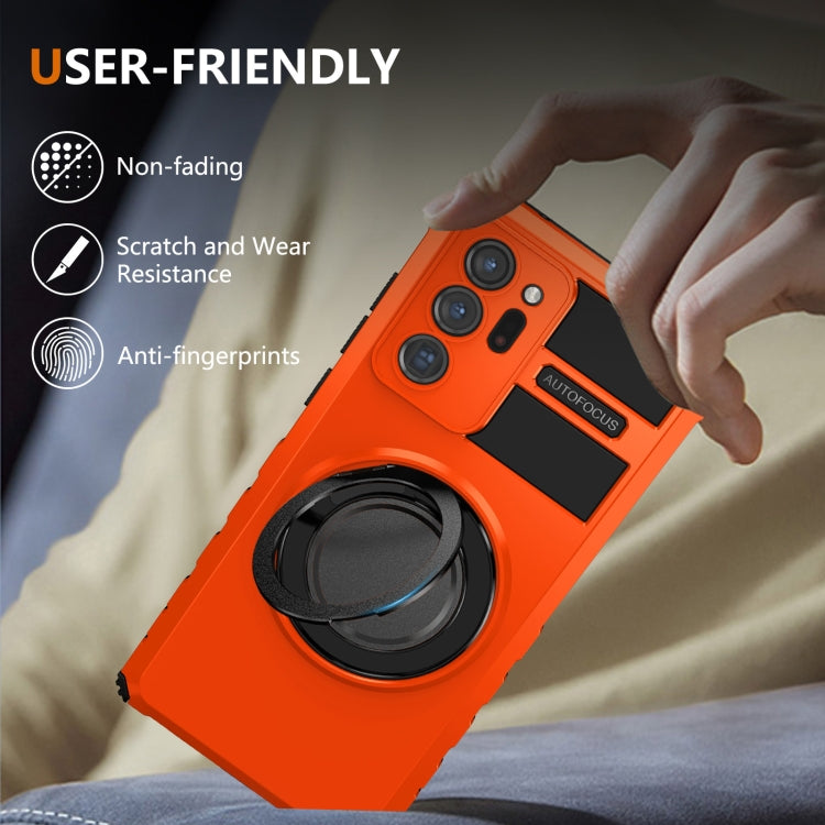For Samsung Galaxy Note20 Ultra Rotating Magnetic Holder Phone Case