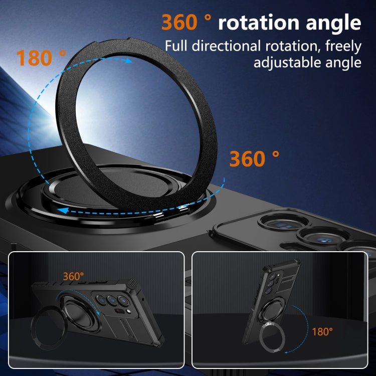For Samsung Galaxy Note20 Ultra Rotating Magnetic Holder Phone Case