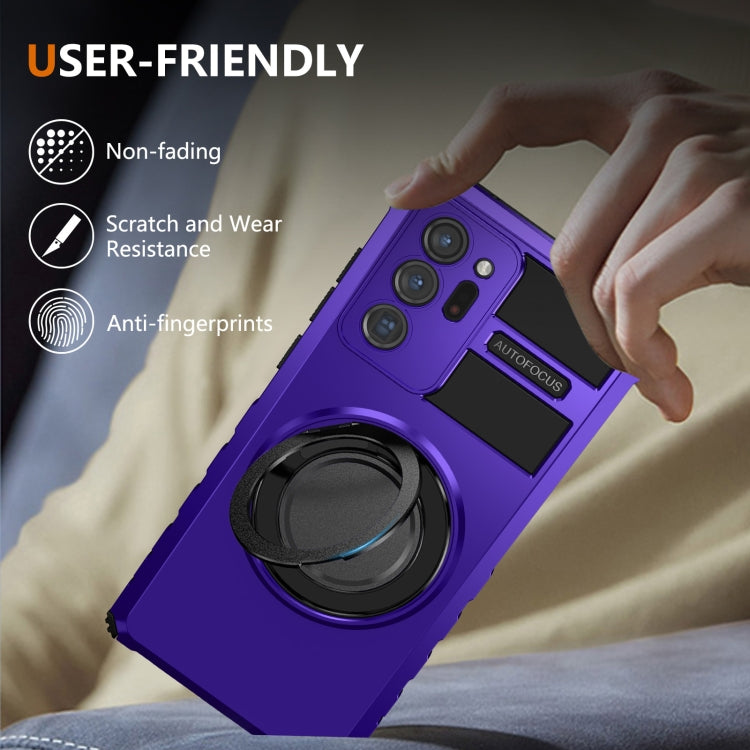 For Samsung Galaxy Note20 Ultra Rotating Magnetic Holder Phone Case