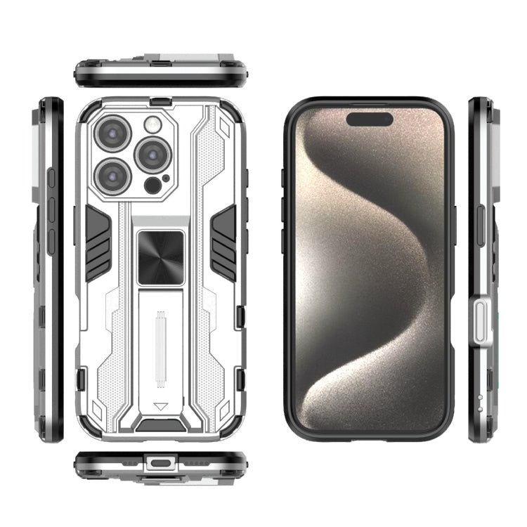 For iPhone 16 Pro Supersonic PC + TPU Holder Phone Case
