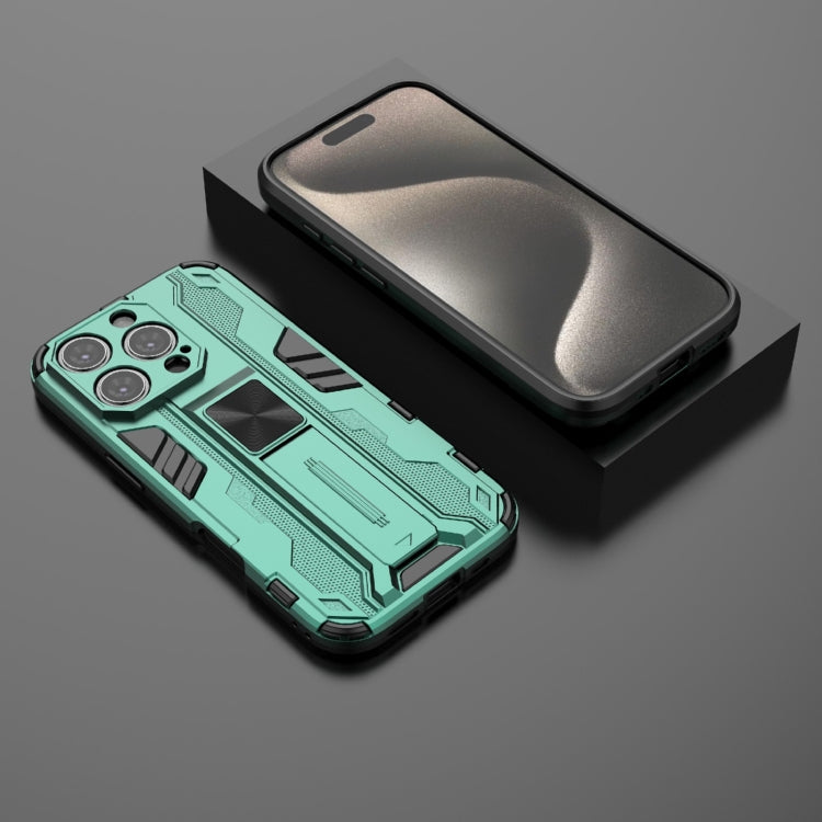 For iPhone 16 Pro Supersonic PC + TPU Holder Phone Case