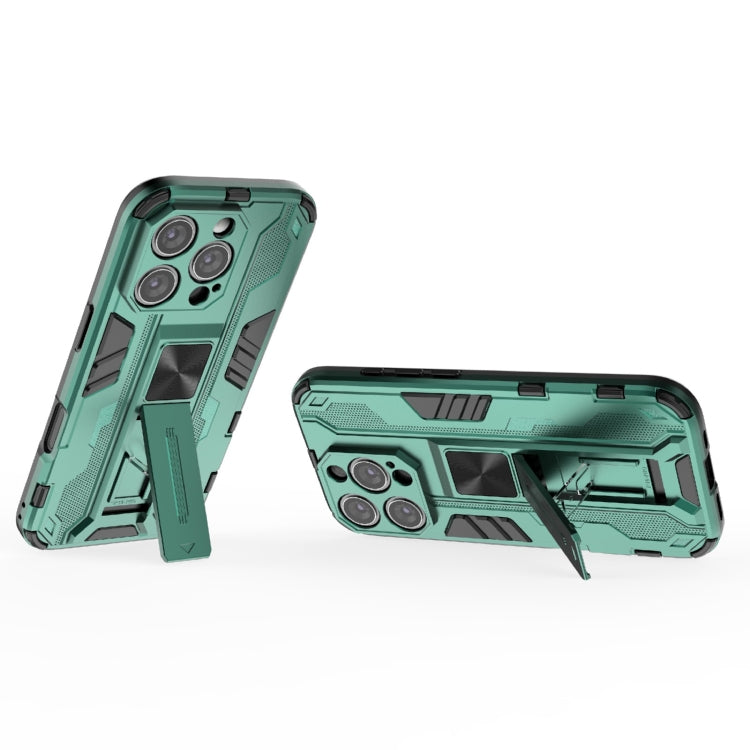 For iPhone 16 Pro Supersonic PC + TPU Holder Phone Case