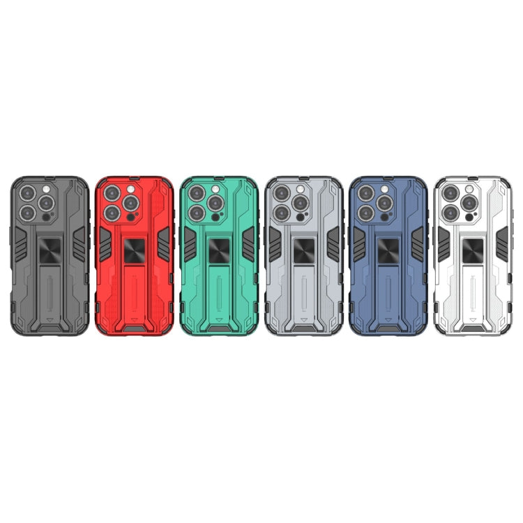 For iPhone 16 Pro Supersonic PC + TPU Holder Phone Case