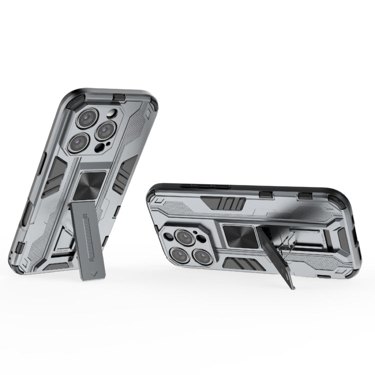 For iPhone 16 Pro Supersonic PC + TPU Holder Phone Case