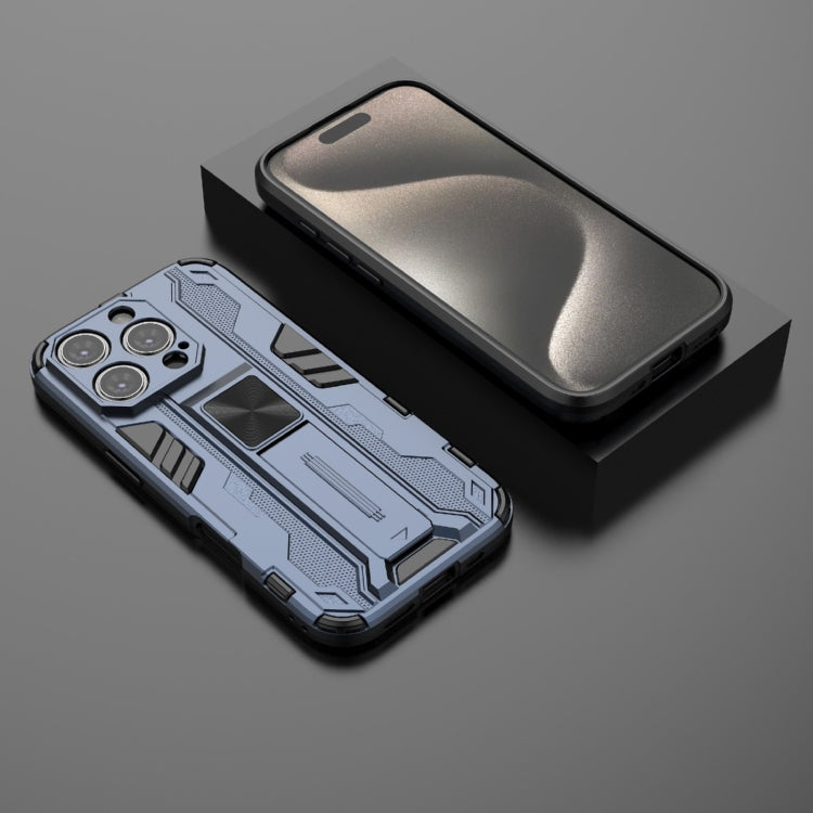 For iPhone 16 Pro Supersonic PC + TPU Holder Phone Case