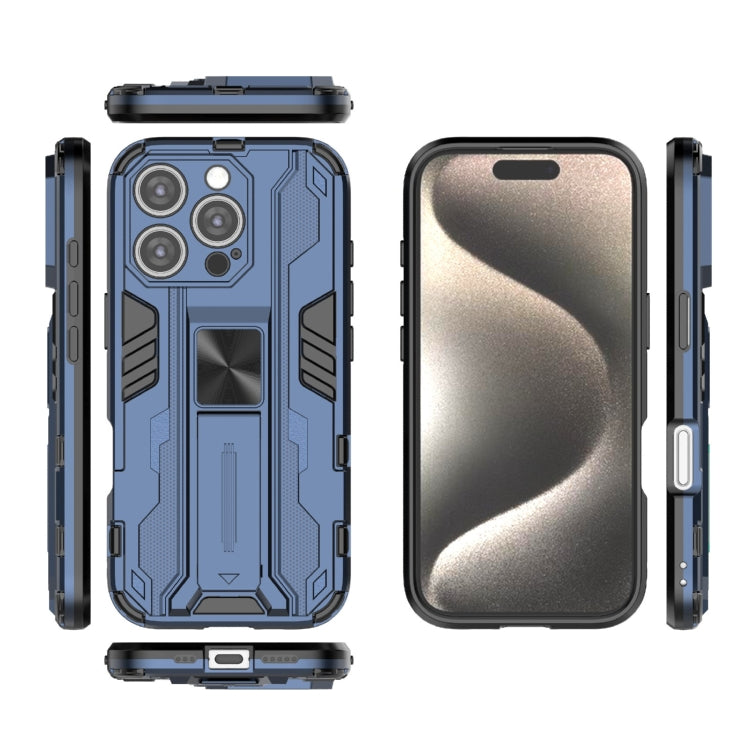 For iPhone 16 Pro Supersonic PC + TPU Holder Phone Case