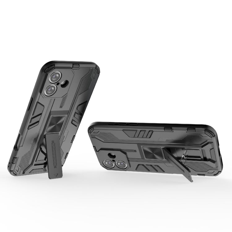 For iPhone 16 Plus Supersonic PC + TPU Holder Phone Case