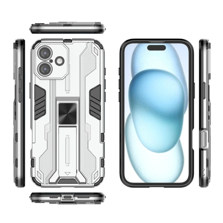 For iPhone 16 Plus Supersonic PC + TPU Holder Phone Case