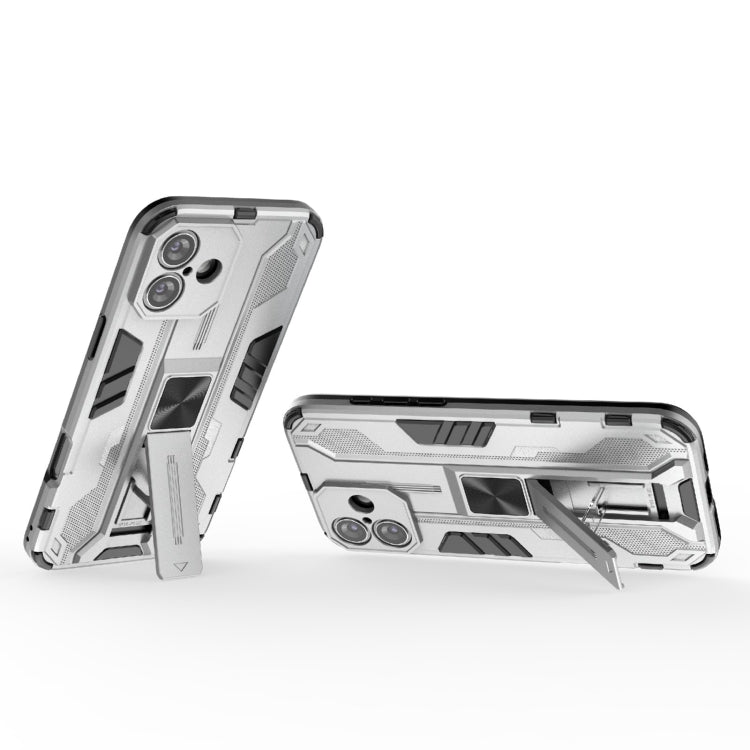 For iPhone 16 Plus Supersonic PC + TPU Holder Phone Case