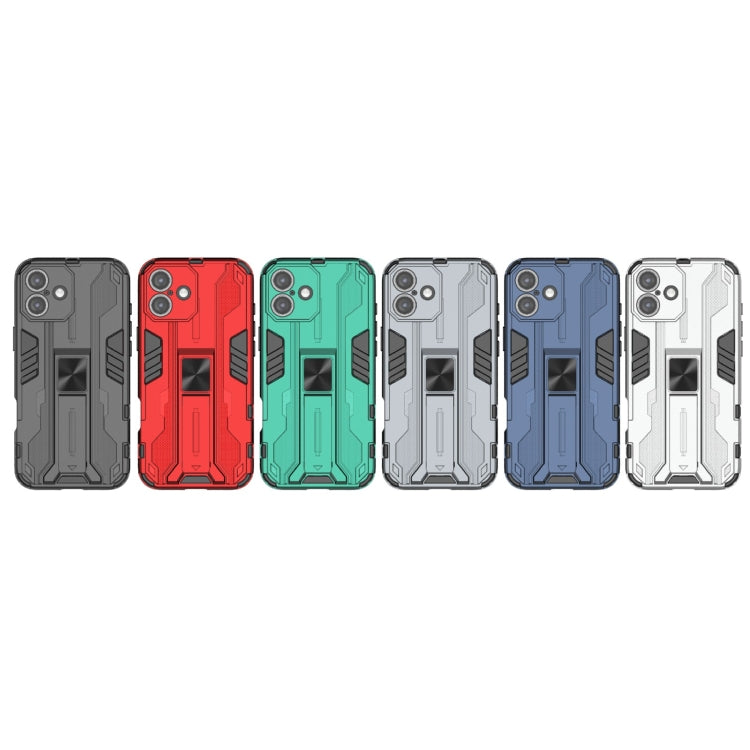 For iPhone 16 Plus Supersonic PC + TPU Holder Phone Case