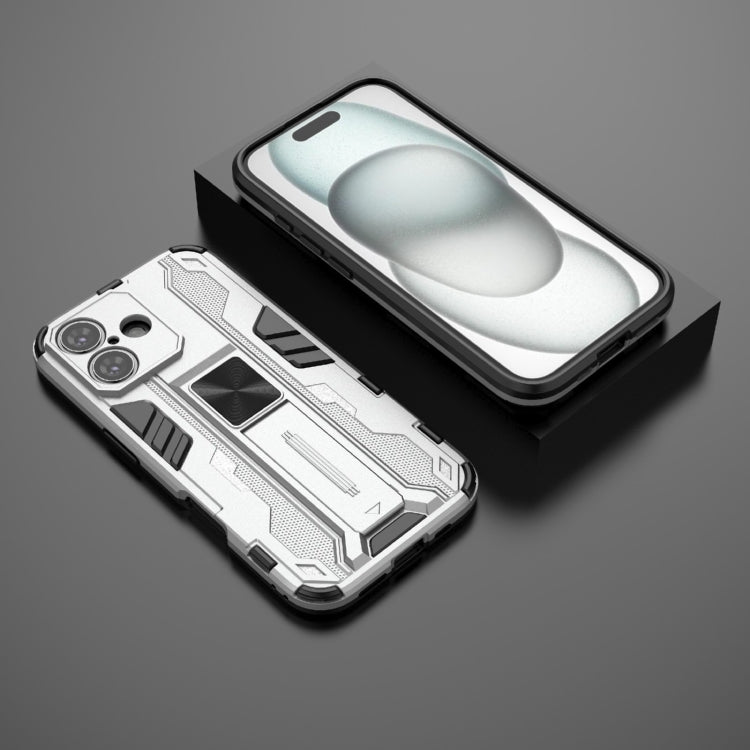 For iPhone 16 Supersonic PC + TPU Holder Phone Case