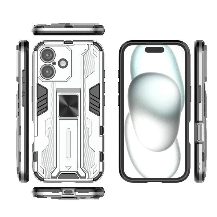 For iPhone 16 Supersonic PC + TPU Holder Phone Case