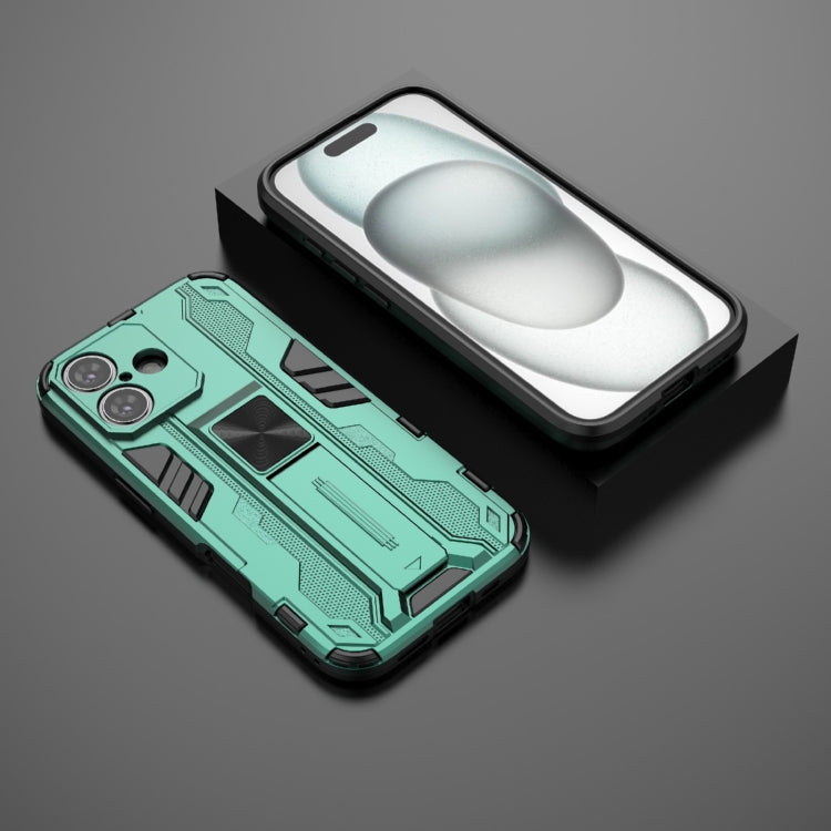 For iPhone 16 Supersonic PC + TPU Holder Phone Case