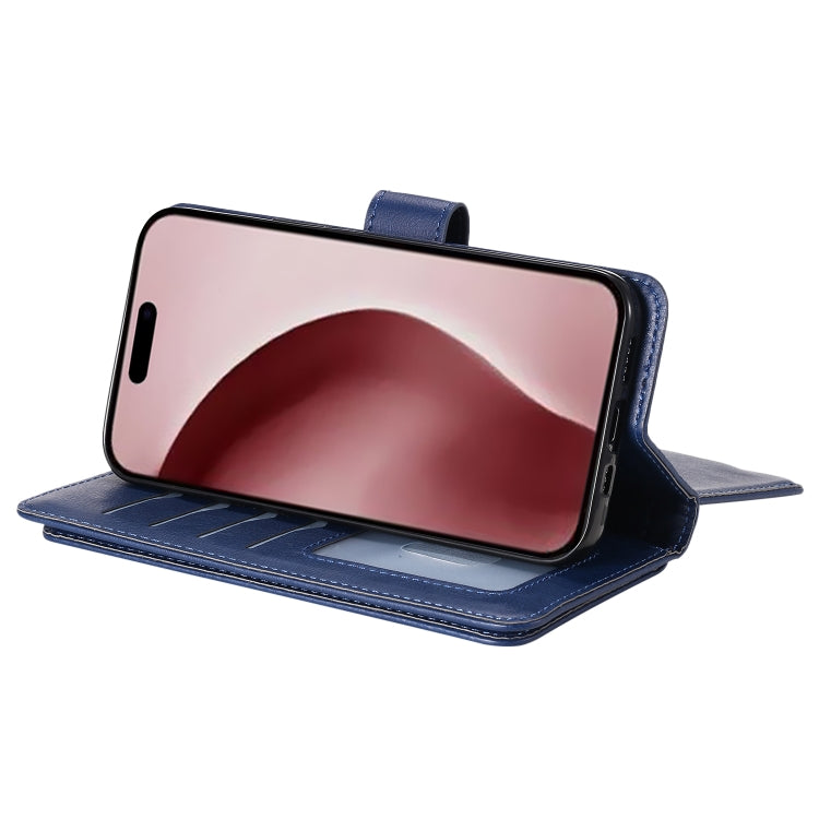For iPhone 16 Pro Multi-Function Wallet 10 Card Slots Leather Phone Case