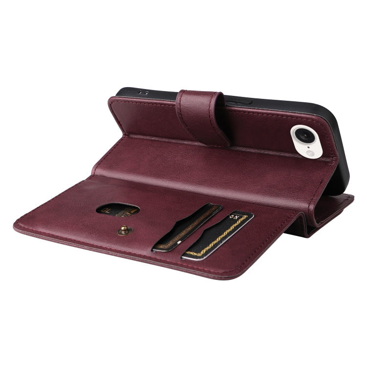 For iPhone 17e / 16e Multi-Function Wallet 10 Card Slots Leather Phone Case