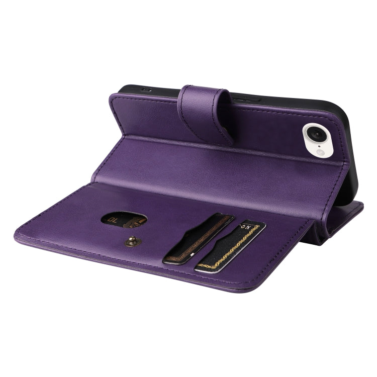 For iPhone 17e / 16e Multi-Function Wallet 10 Card Slots Leather Phone Case
