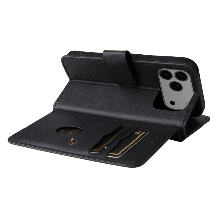 For iPhone 17 Pro Max Multi-Function Wallet 10 Card Slots Leather Phone Case