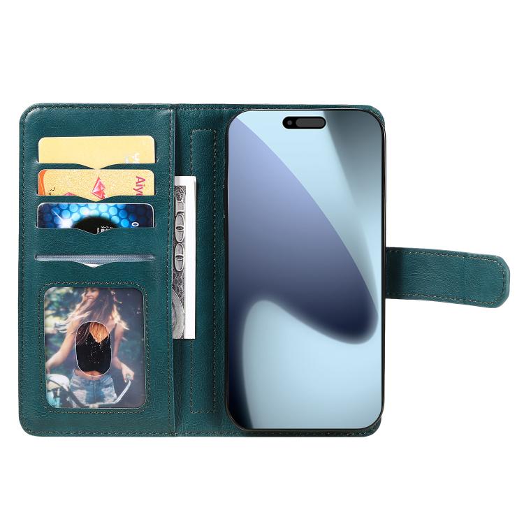 For iPhone 17 Pro Multi-Function Wallet 10 Card Slots Leather Phone Case