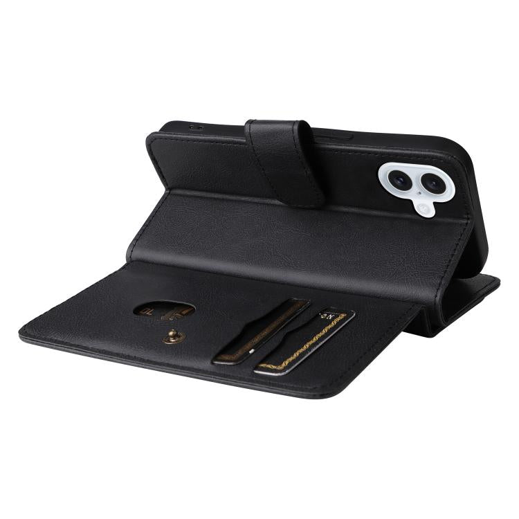 For iPhone 17 Multi-Function Wallet 10 Card Slots Leather Phone Case