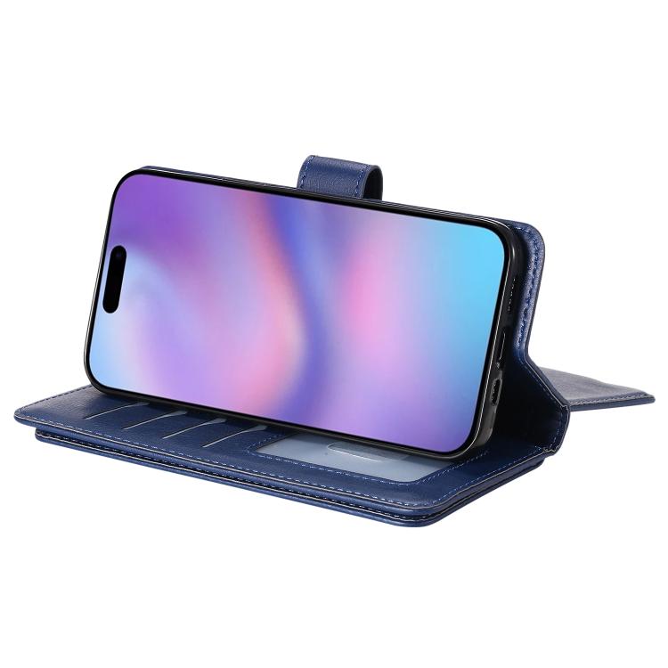 For iPhone 17 Multi-Function Wallet 10 Card Slots Leather Phone Case