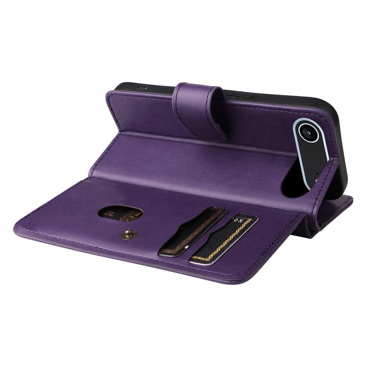 For iPhone Air Multi-Function Wallet 10 Card Slots Leather Phone Case