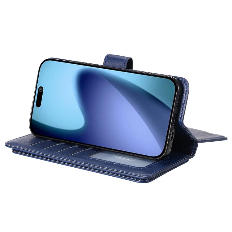 For iPhone Air Multi-Function Wallet 10 Card Slots Leather Phone Case