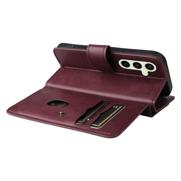 For Galaxy S24 FE 5G Multi-Function Wallet 10 Card Slots Leather Phone Case