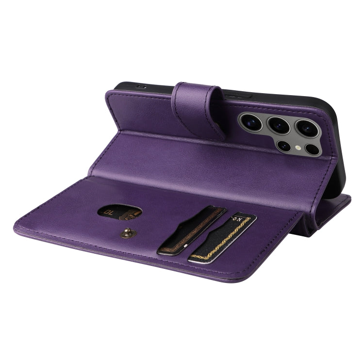 For Galaxy S25 Ultra 5G Multi-Function Wallet 10 Card Slots Leather Phone Case