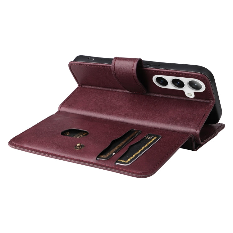For Galaxy S25 / S24 5G Multi-Function Wallet 10 Card Slots Leather Phone Case