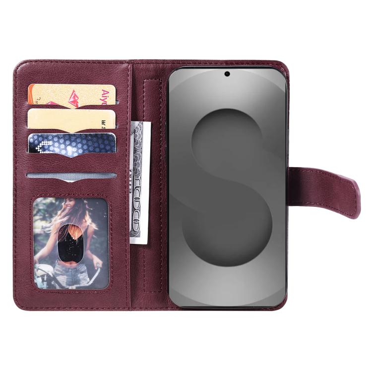 For Galaxy S26 Ultra 5G Multi-Function Wallet 10 Card Slots Leather Phone Case