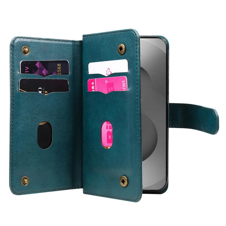 For Galaxy S26 Ultra 5G Multi-Function Wallet 10 Card Slots Leather Phone Case