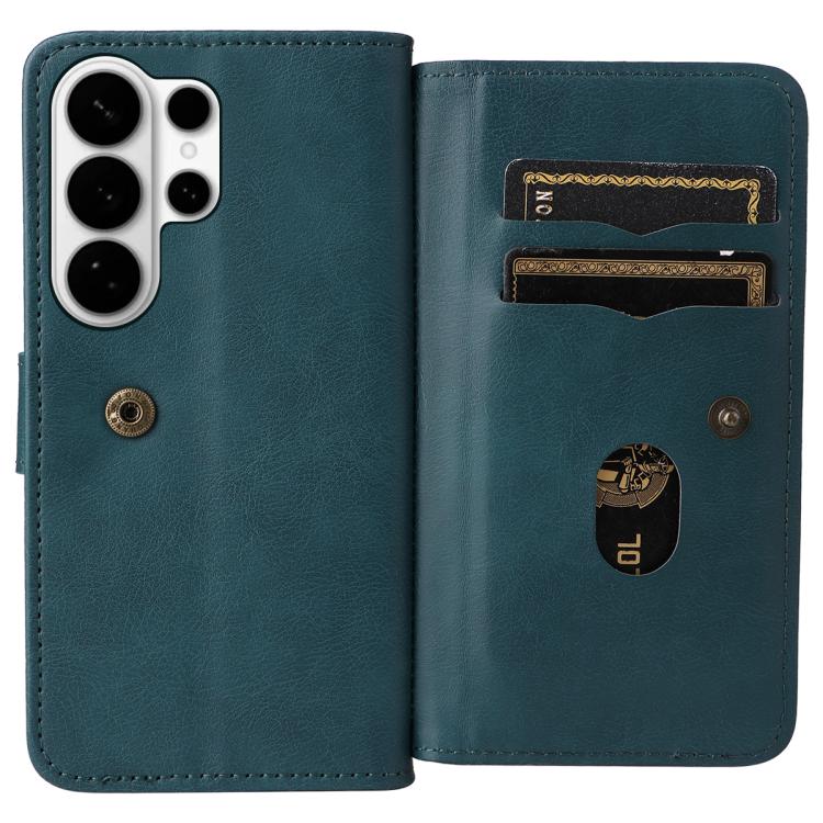 For Galaxy S26 Ultra 5G Multi-Function Wallet 10 Card Slots Leather Phone Case