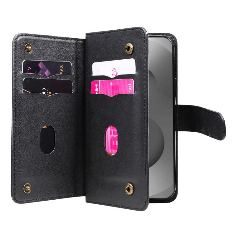 For Galaxy S26 Ultra 5G Multi-Function Wallet 10 Card Slots Leather Phone Case