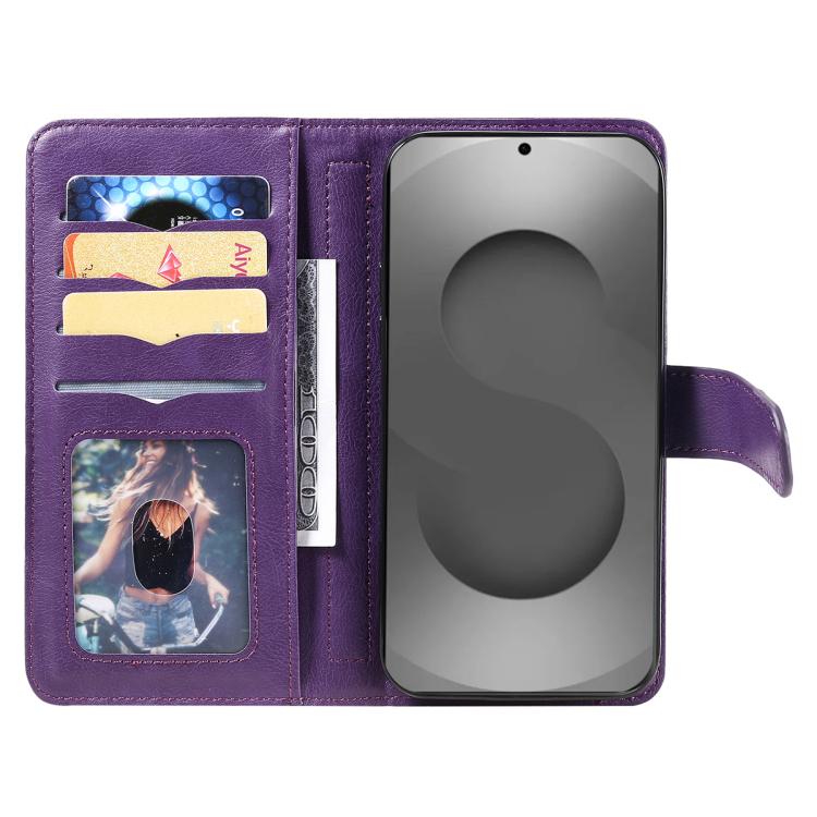 For Galaxy S26 Ultra 5G Multi-Function Wallet 10 Card Slots Leather Phone Case