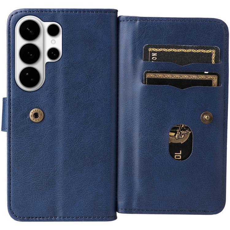 For Galaxy S26 Ultra 5G Multi-Function Wallet 10 Card Slots Leather Phone Case