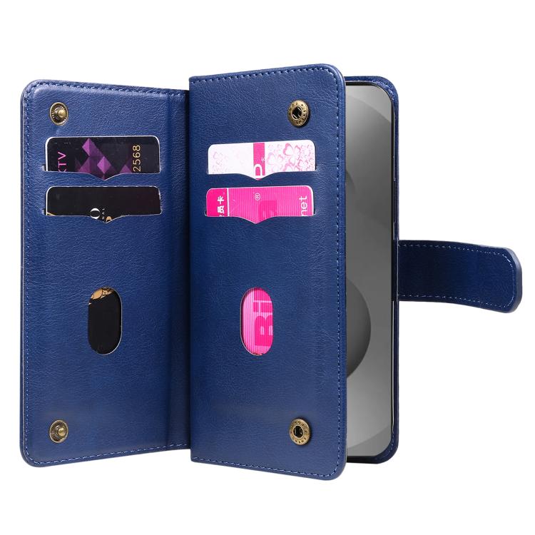For Galaxy S26 Ultra 5G Multi-Function Wallet 10 Card Slots Leather Phone Case