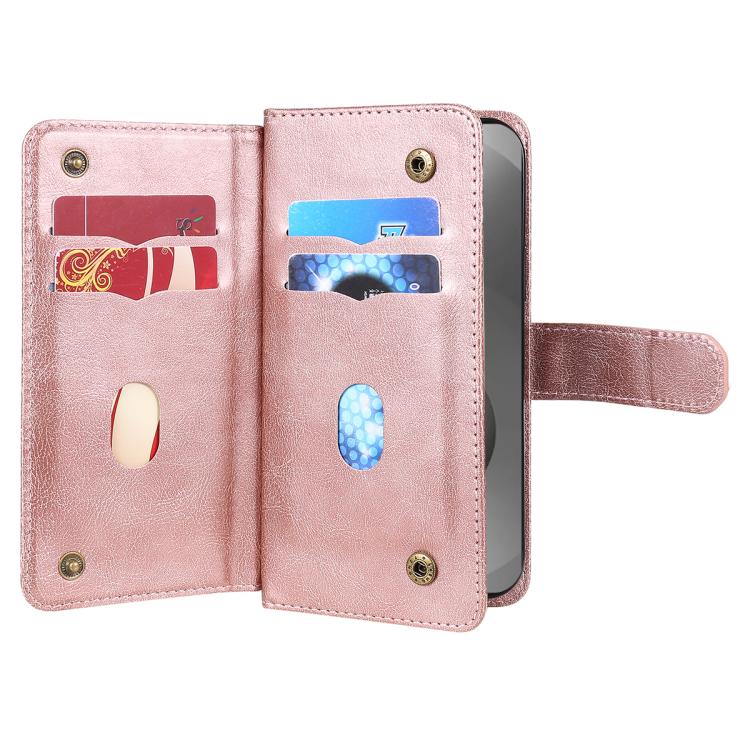 For Galaxy S26 Ultra 5G Multi-Function Wallet 10 Card Slots Leather Phone Case