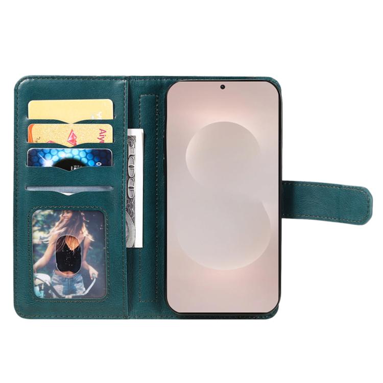 For Galaxy S26 Edge 5G Multi-Function Wallet 10 Card Slots Leather Phone Case