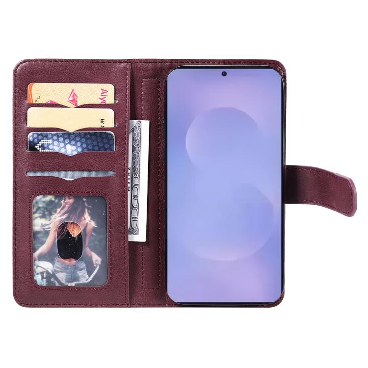 For Galaxy S26 5G Multi-Function Wallet 10 Card Slots Leather Phone Case