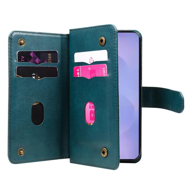 For Galaxy S26 5G Multi-Function Wallet 10 Card Slots Leather Phone Case