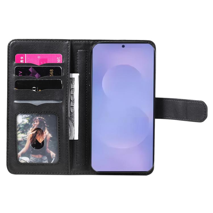 For Galaxy S26 5G Multi-Function Wallet 10 Card Slots Leather Phone Case