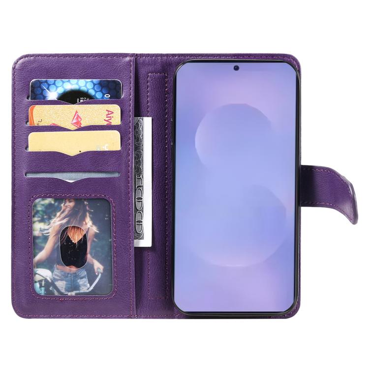 For Galaxy S26 5G Multi-Function Wallet 10 Card Slots Leather Phone Case