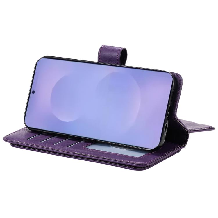For Galaxy S26 5G Multi-Function Wallet 10 Card Slots Leather Phone Case