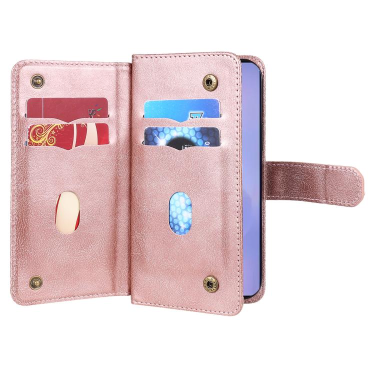 For Galaxy S26 5G Multi-Function Wallet 10 Card Slots Leather Phone Case