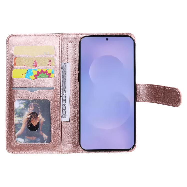 For Galaxy S26 5G Multi-Function Wallet 10 Card Slots Leather Phone Case