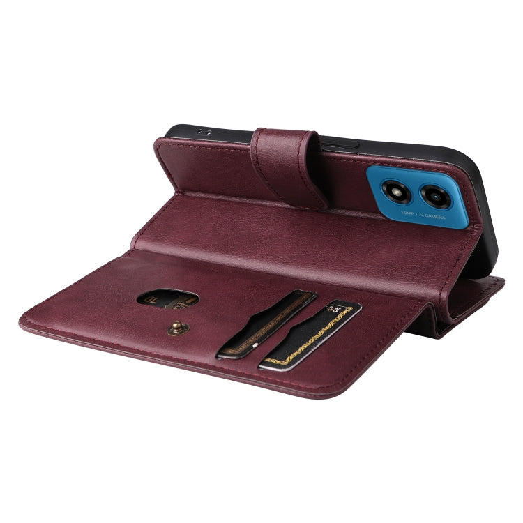 For Motorola Moto G04 / G24 Multi-Function Wallet 10 Card Slots Leather Phone Case