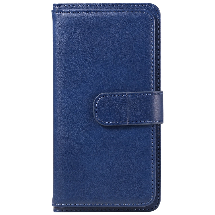 For Motorola Moto G04 / G24 Multi-Function Wallet 10 Card Slots Leather Phone Case