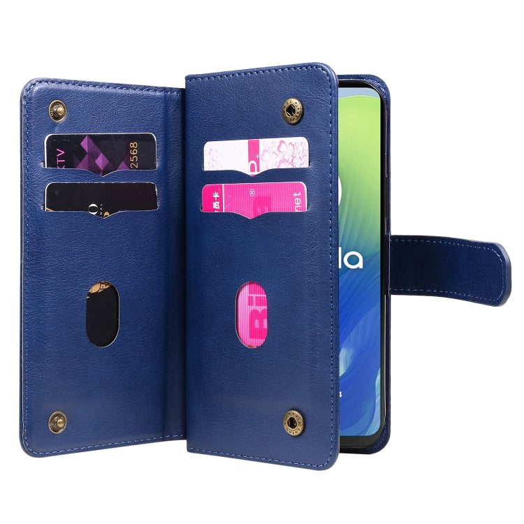 For Motorola Moto G04 / G24 Multi-Function Wallet 10 Card Slots Leather Phone Case